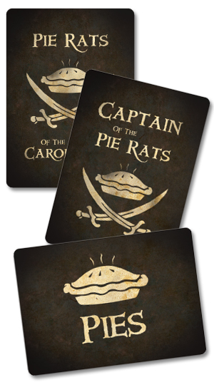 Brown backs on all cards