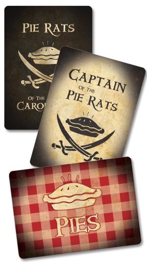 Color backs on all cards